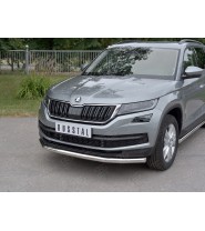 Защита переднего бампера d63 волна