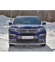 Защита переднего бампера d63 секции