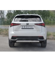 Защита заднего бампера d75х42 дуга