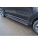 Пороги алюминиевые "Slim Line Black" 1720 мм
