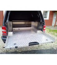 Платформа грузовая выкатная Mitsubishi L200 (двойная кабина, короткий кузов) некрашенная