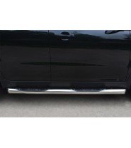 Пороги труба d76 с накладкой (вариант 1)