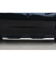 Пороги труба d76 с накладкой (вариант 2)