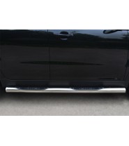 Пороги труба d76 с накладкой (вариант 3)