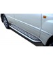Пороги  с накладным листом	d76