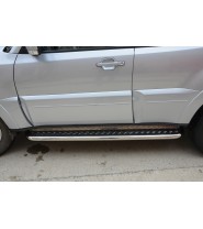 Пороги с накладным листом d60