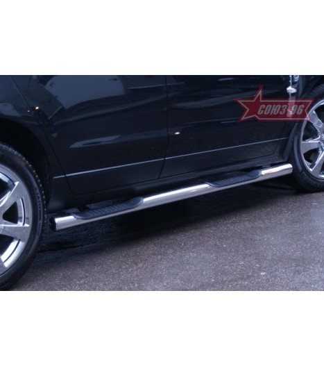 Пороги с проступями d 76 (компл 2шт.)