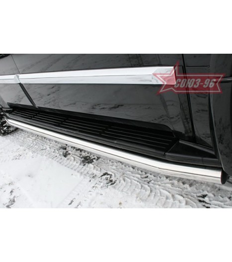 Пороги труба d 60 (все комплектации)