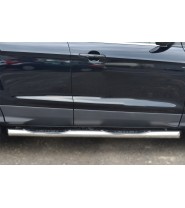 Пороги труба d76 с накладкой (вариант 1)