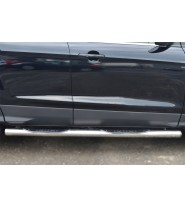 Пороги труба d76 с накладкой (вариант 3)