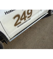 Пороги овальные с проступью 75х42 мм