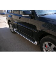 Защита порогов с торца d42