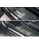 Накладки на пороги (лист шлифованный логотип audi)